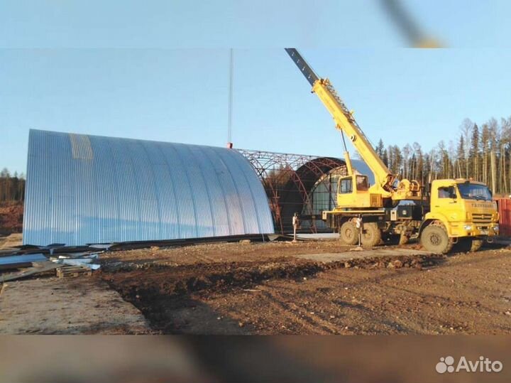 Ангар 10х50м. Тип А