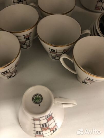 Кофейный фарфоровый сервиз ГДР