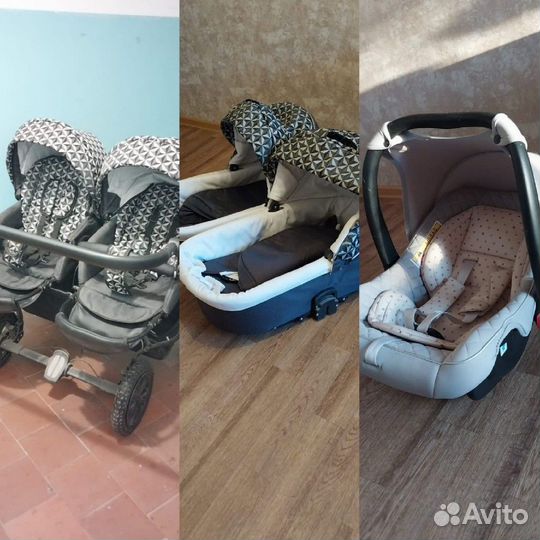 Коляска для двойни