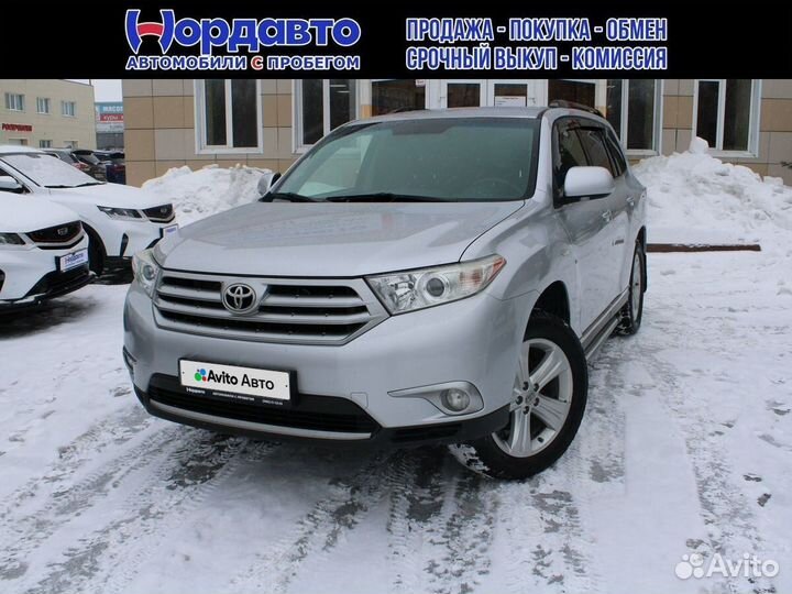 Toyota Highlander 3.5 AT, 2013, 205 000 км