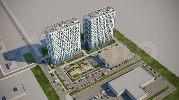 2-к. квартира, 56,5 м², 3/23 эт.
