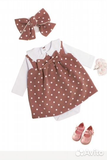 Комплект 3ка на девочку, платье
