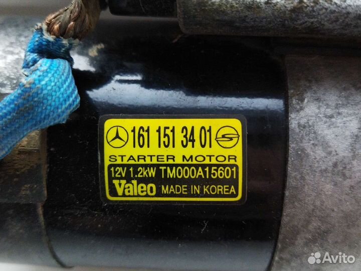 Стартер ssangyong kyron, бензин