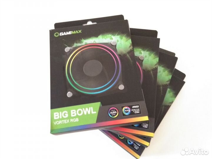 Набор вентиляторов с RGB подсветкой