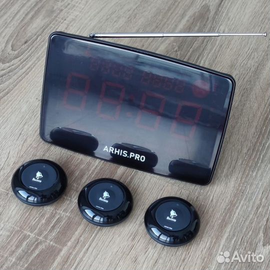 Кнопка вызова официанта, табло вызова - комплект