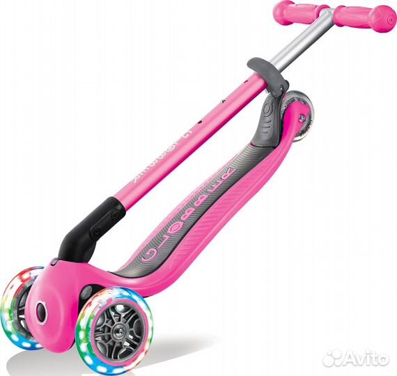 Самокат трехколесный Globber primo foldable lights
