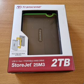 Transcend storejet 25m3 2тб