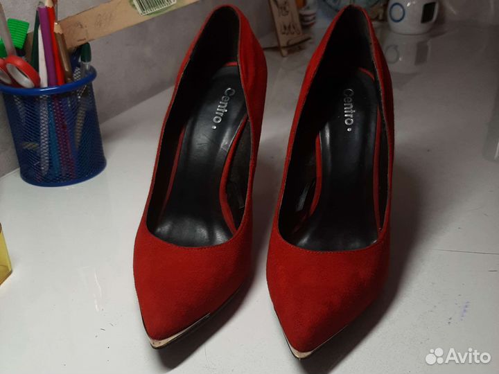 Туфли замшевые Centro