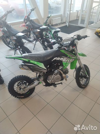 Питбайк Progasi Smart 125 mini, зелёный, п/а