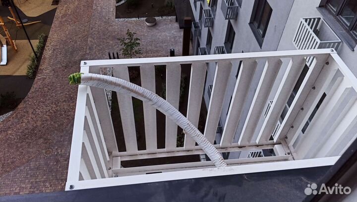 Трасса под кондиционер, закладка