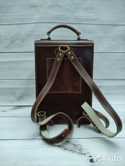 Рюкзак натуральная кожа ручная работа