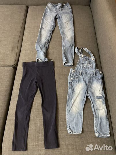 Легинсы, джинсы для девочки 104,110,116,122,128