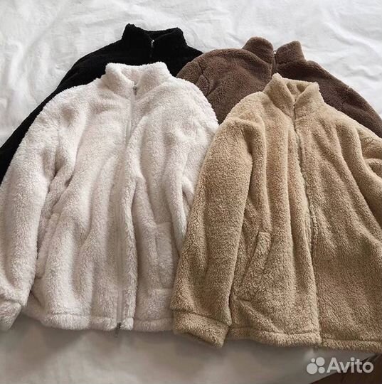 Женское плюшевое меховое худи