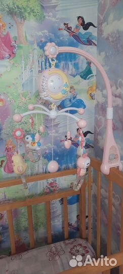 Мобиль для детской кроватки на пульте