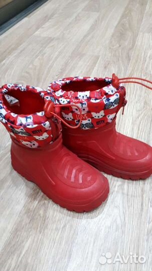 Резиновые сапоги утеплённые