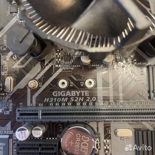 Материнская плата gigabyte h310m/ pentium g5420