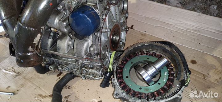 Двс Weber 850 от снегохода Тайга Барс 850 в разбор