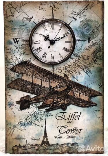 Фолиант шкатулка с часами самолёт