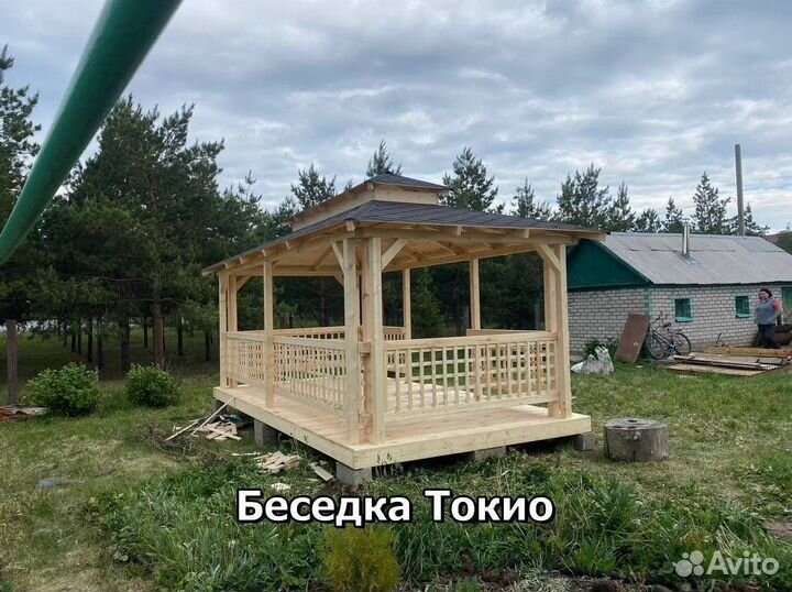 Деревянные беседки