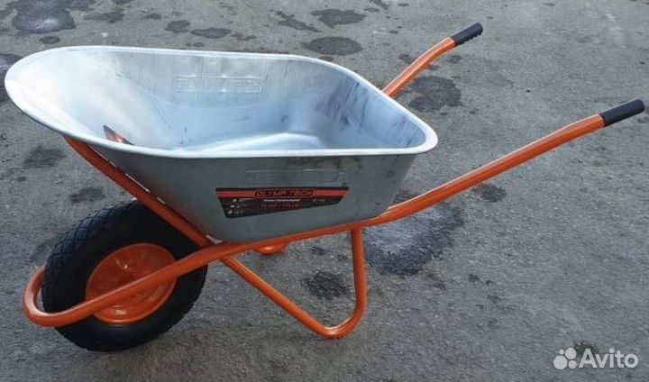 Тележка тачка строительная одноколесная 200кг