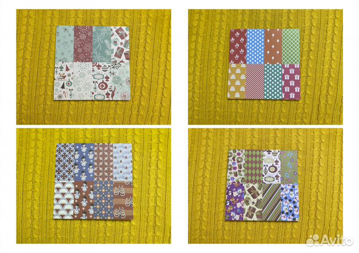 Набор бумаги для скрапбукинга, 24 листа