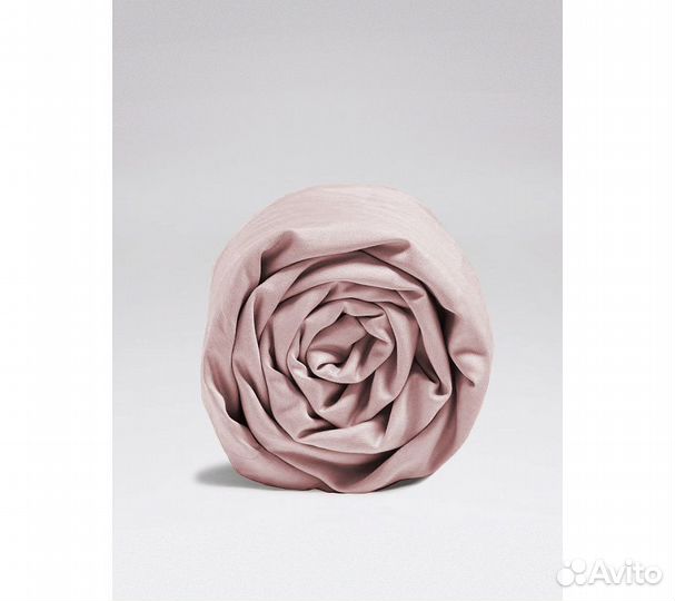 Простынь GoodNight Сатин 200х200х20 Розовый на рез