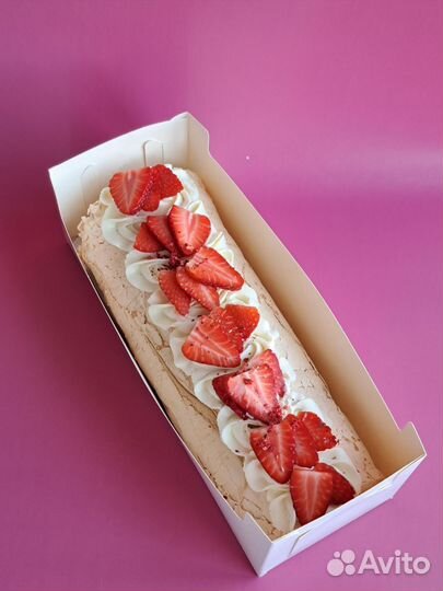 Меренговый рулет