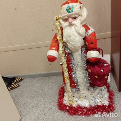 Дед мороз,ручной работы 1984 года.Винтаж