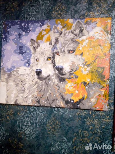 Картина холст акрил