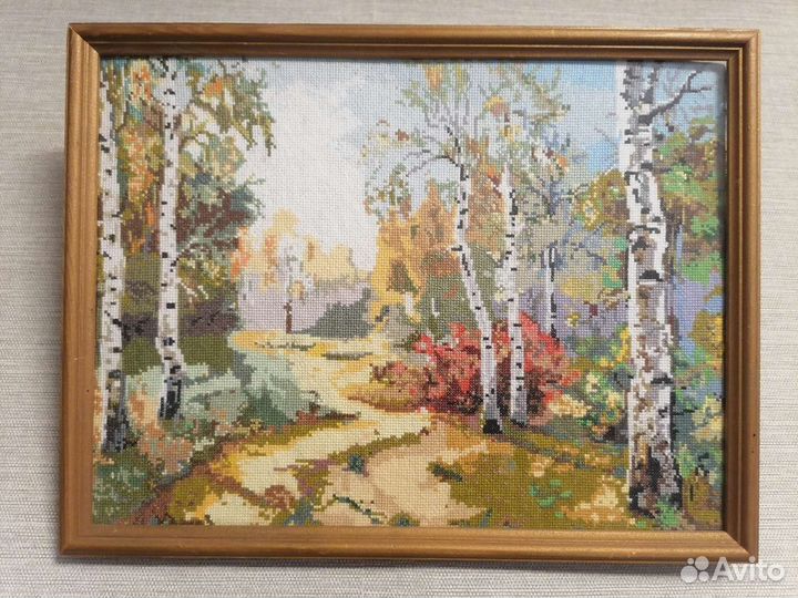 Картина вышитая крестом 