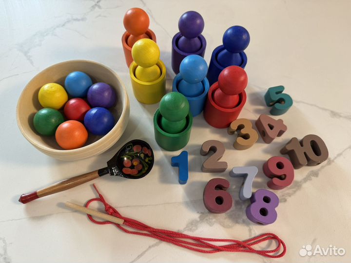 Развивающие игрушки пакетом б/у 2