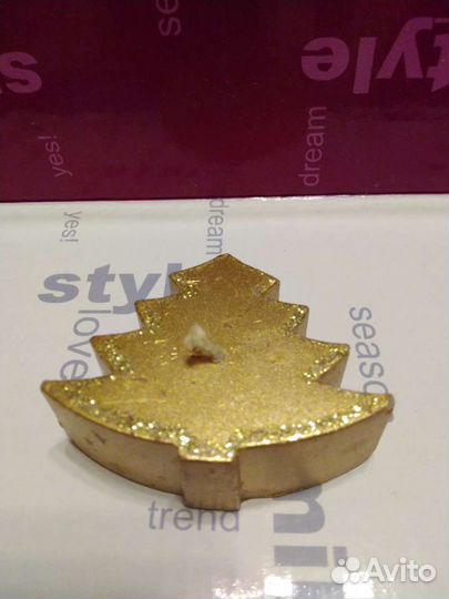 Свечи, подсвечник