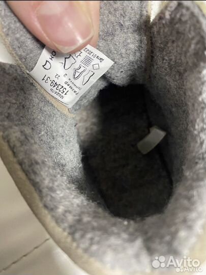 Ботинки демисезонные для девочки 22 размер Котофей