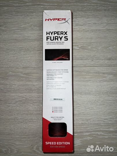 Коврик HyperX Fury S Speed Edition Pro