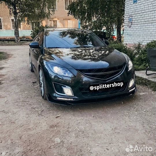 Сплиттер губа на бампер Mazda 6