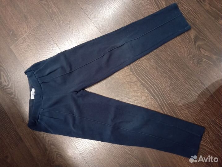 Брюки школьные синие 134