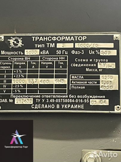 Трансформатор сухой арт91687