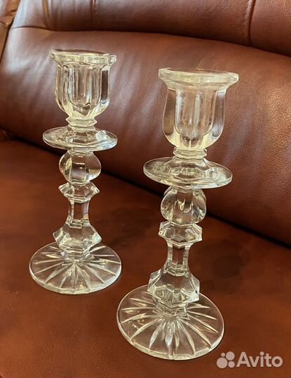 Хрустальные подсвечники