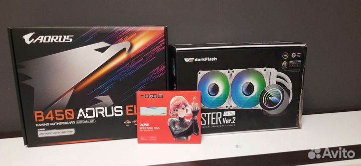 Игровой пк rtx 3070, ryzen 7