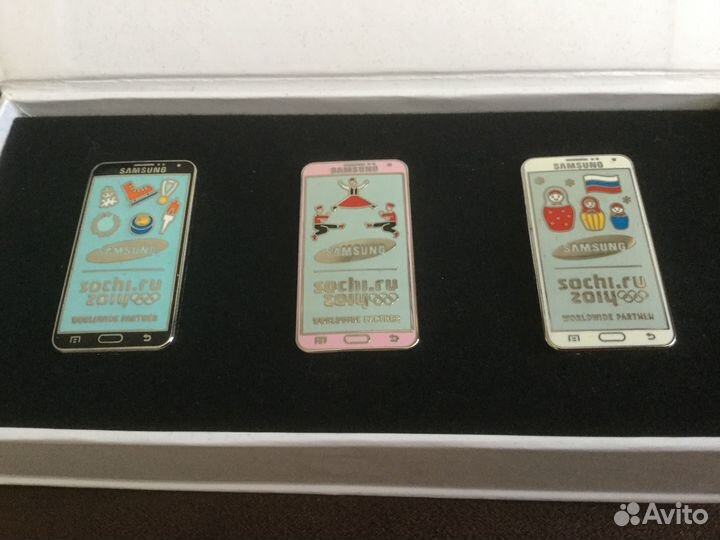 Набор значков Сочи 2014 Самсунг