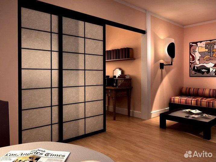 Двери купе перегородки зонирование