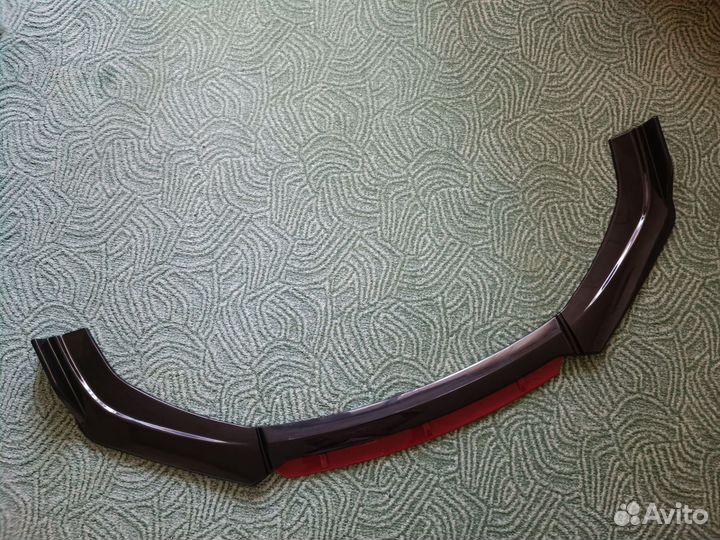 Сплиттер переднего бампера универсальный