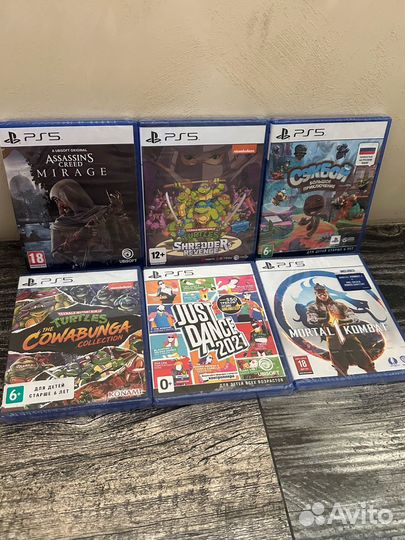 Новые диски на PS5 PlayStation 5