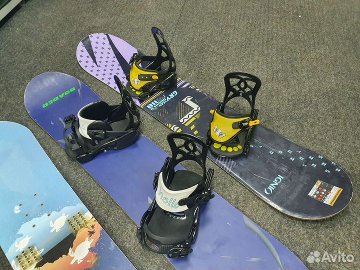 Детский сноуборд комплект бу (110 см)