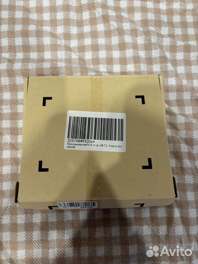 Плата расширения PCI-E x1 на USB 3.0 - 4 порта