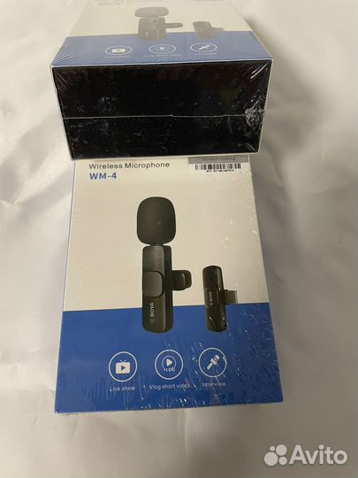 Петличный беспроводной микрофон Type-C Boya WM-4