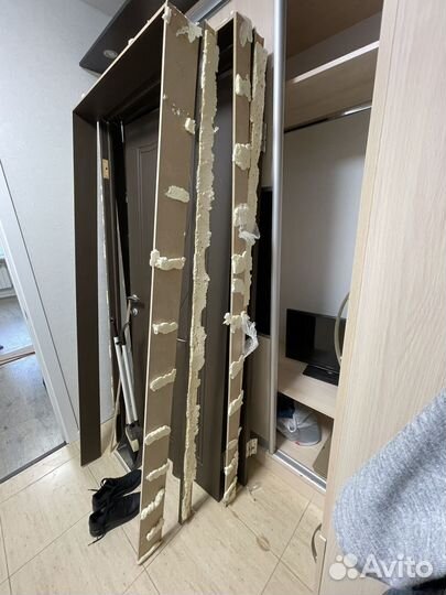 Межкомнатные двери 90 см с коробкой бу