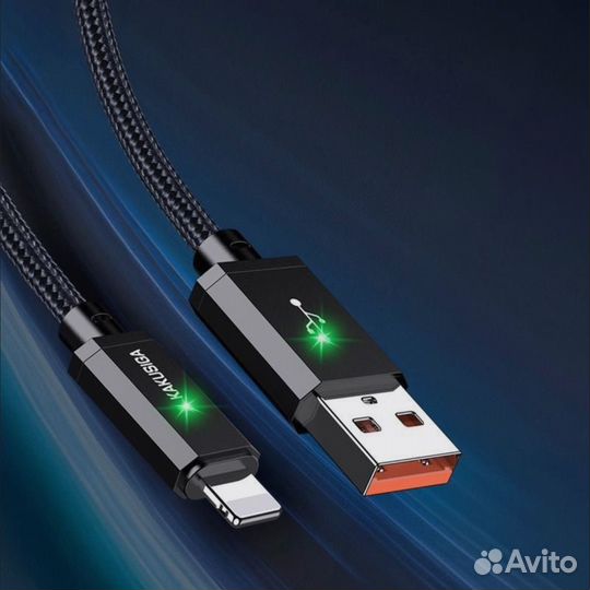 Кабель для быстрой зарядки lightning/type-c/micro