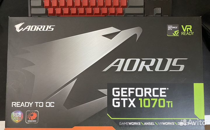 Видеокарта gtx 1070 ti aorus