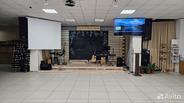 Аренда помещения почасовая: Зал / Кухонная зона